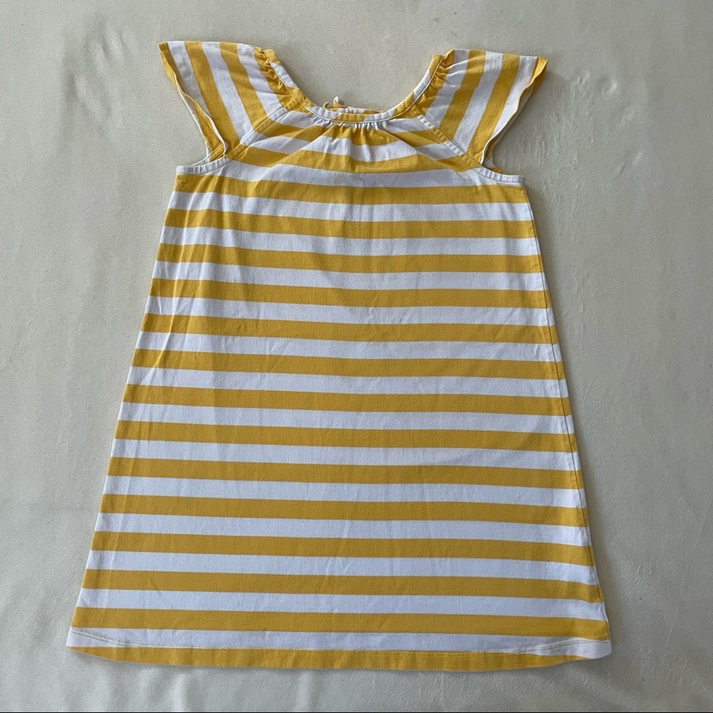 Hanna Andersson Yellow Striped Dress